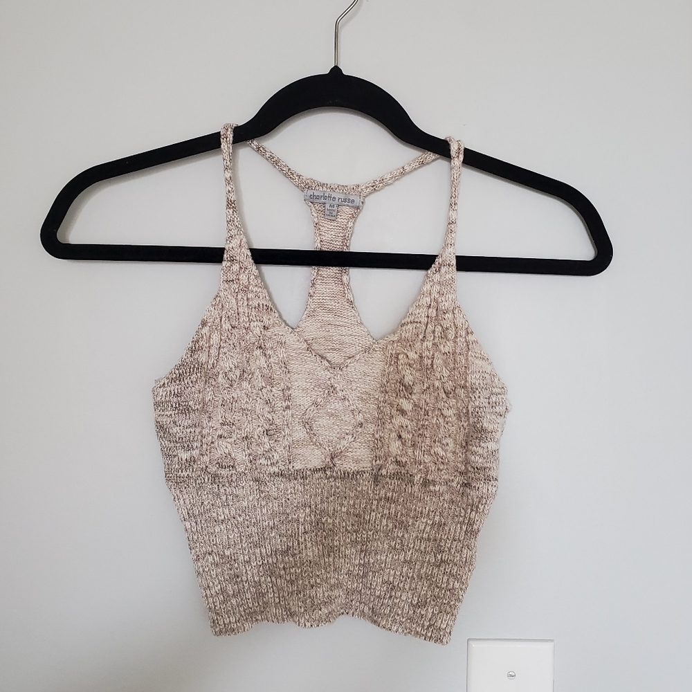 Knit crop top
